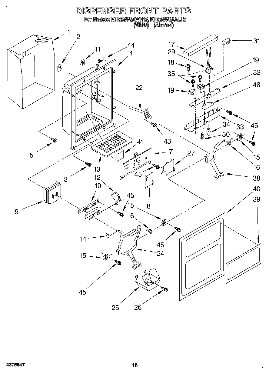 09 - DISPENSER FRONT