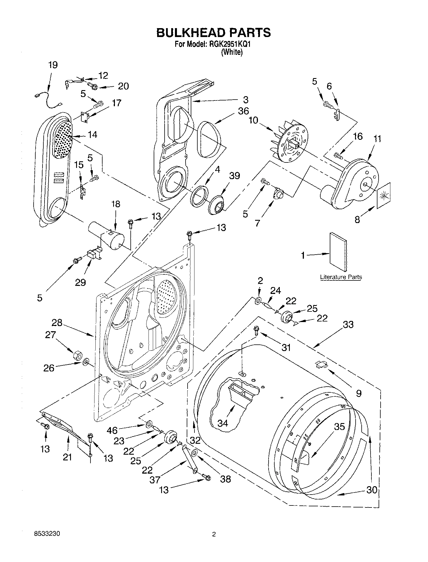 01 - BULKHEAD PARTS OPTIONAL PARTS ( NOT INCLUDED )