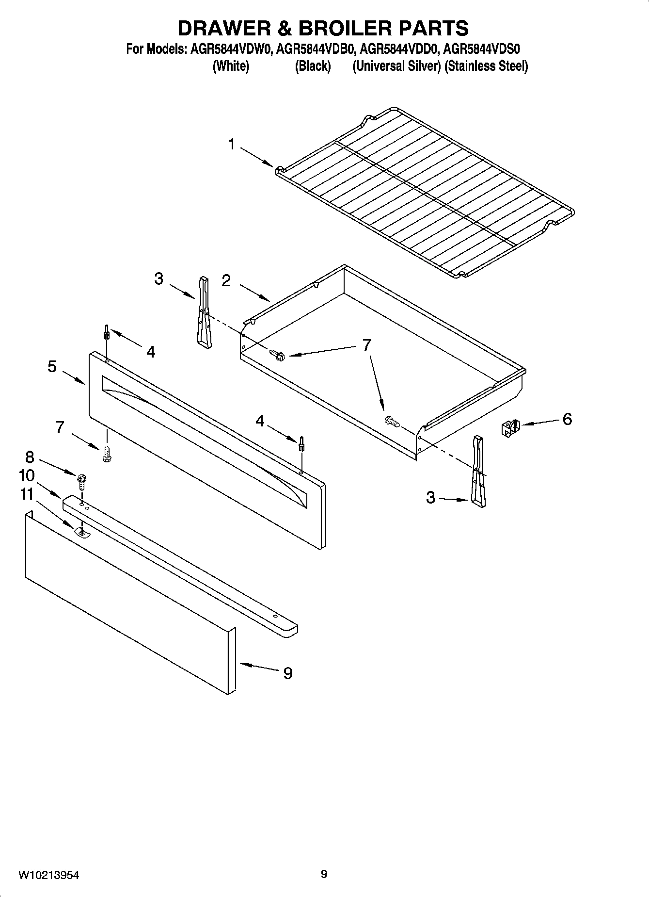 06 - DRAWER & BROILER PARTS, OPTIONAL PARTS