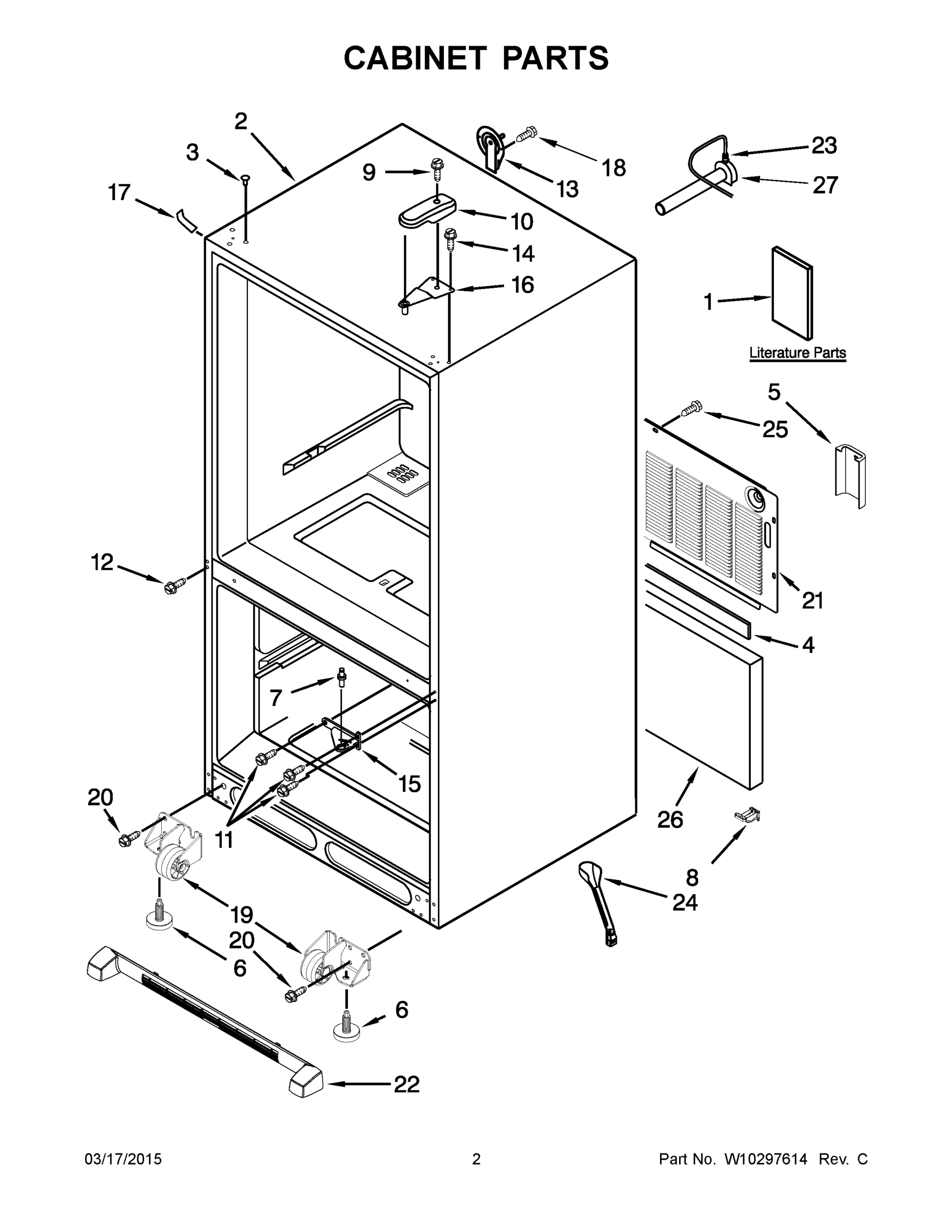 02 - CABINET PARTS
