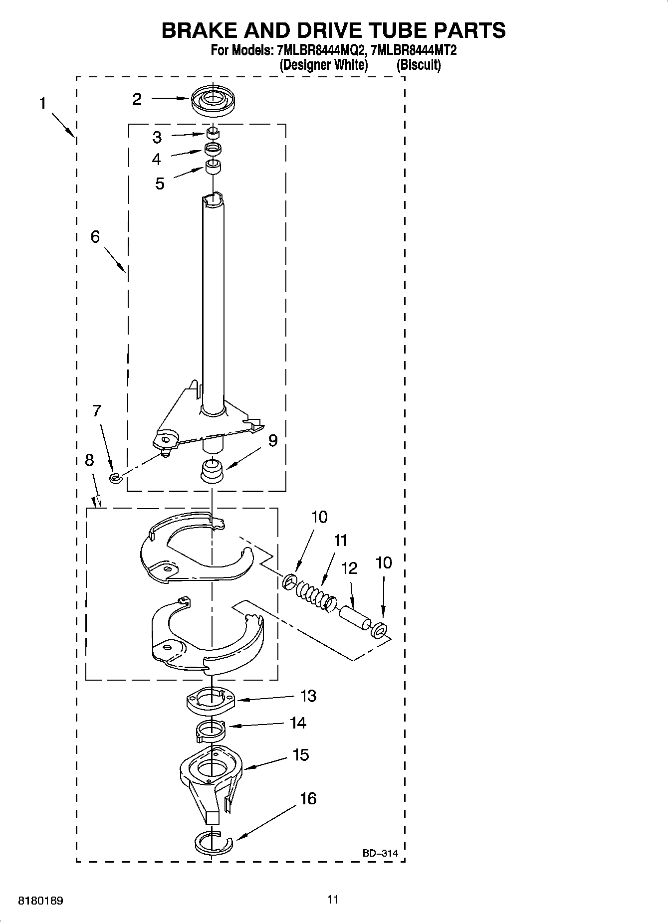 07 - BRAKE AND DRIVE TUBE PARTS