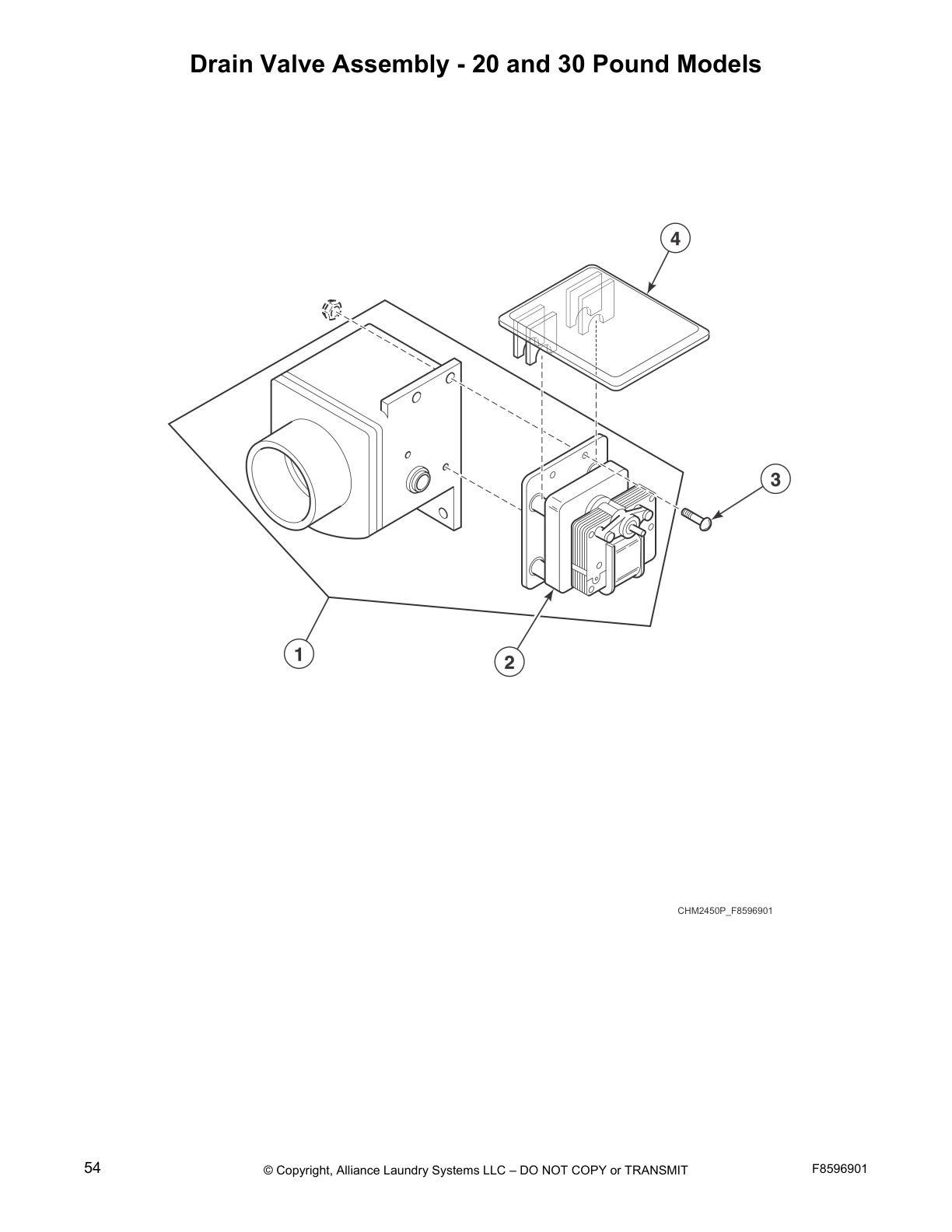 Drain Valve Assembly - 20 and 30 Pound Models