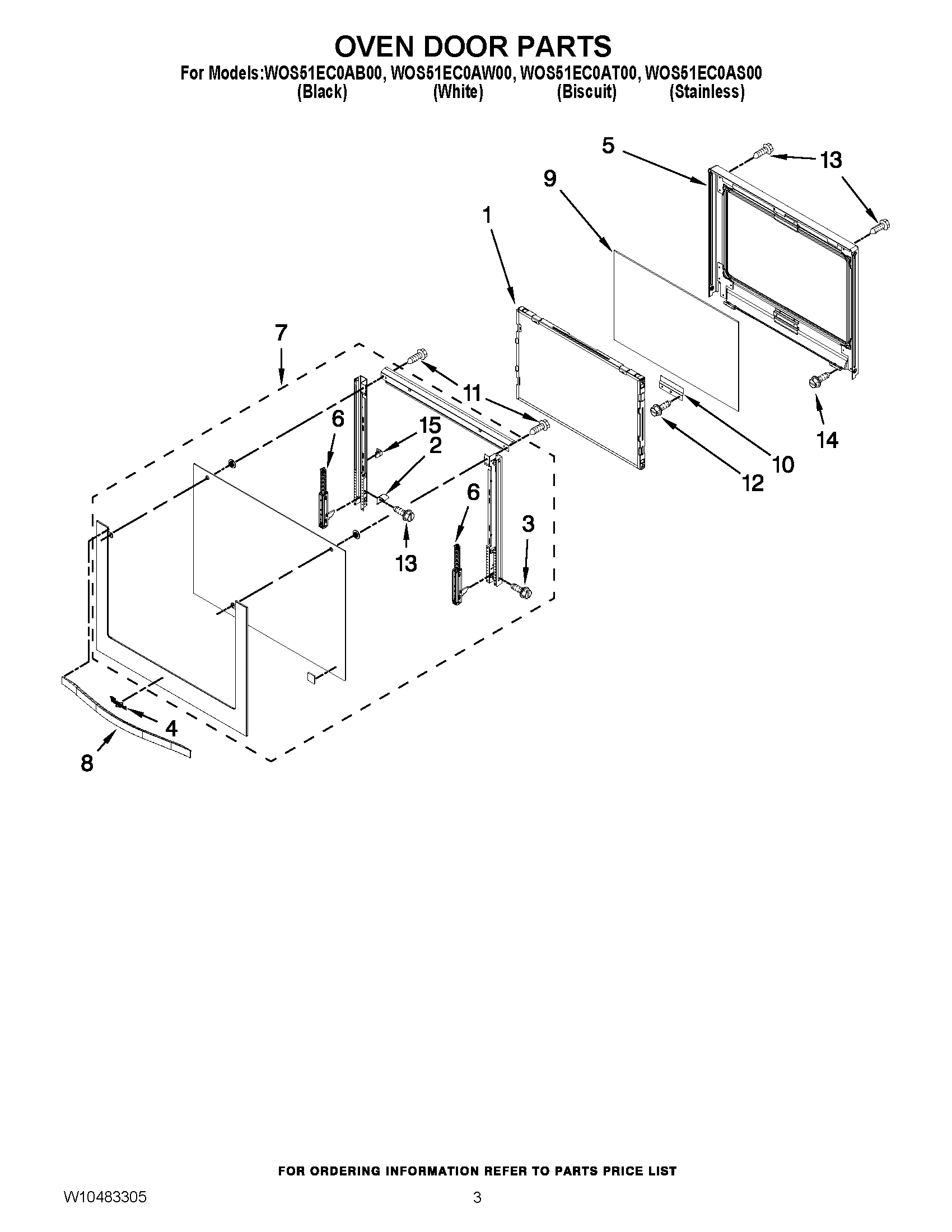 02 - OVEN DOOR PARTS
