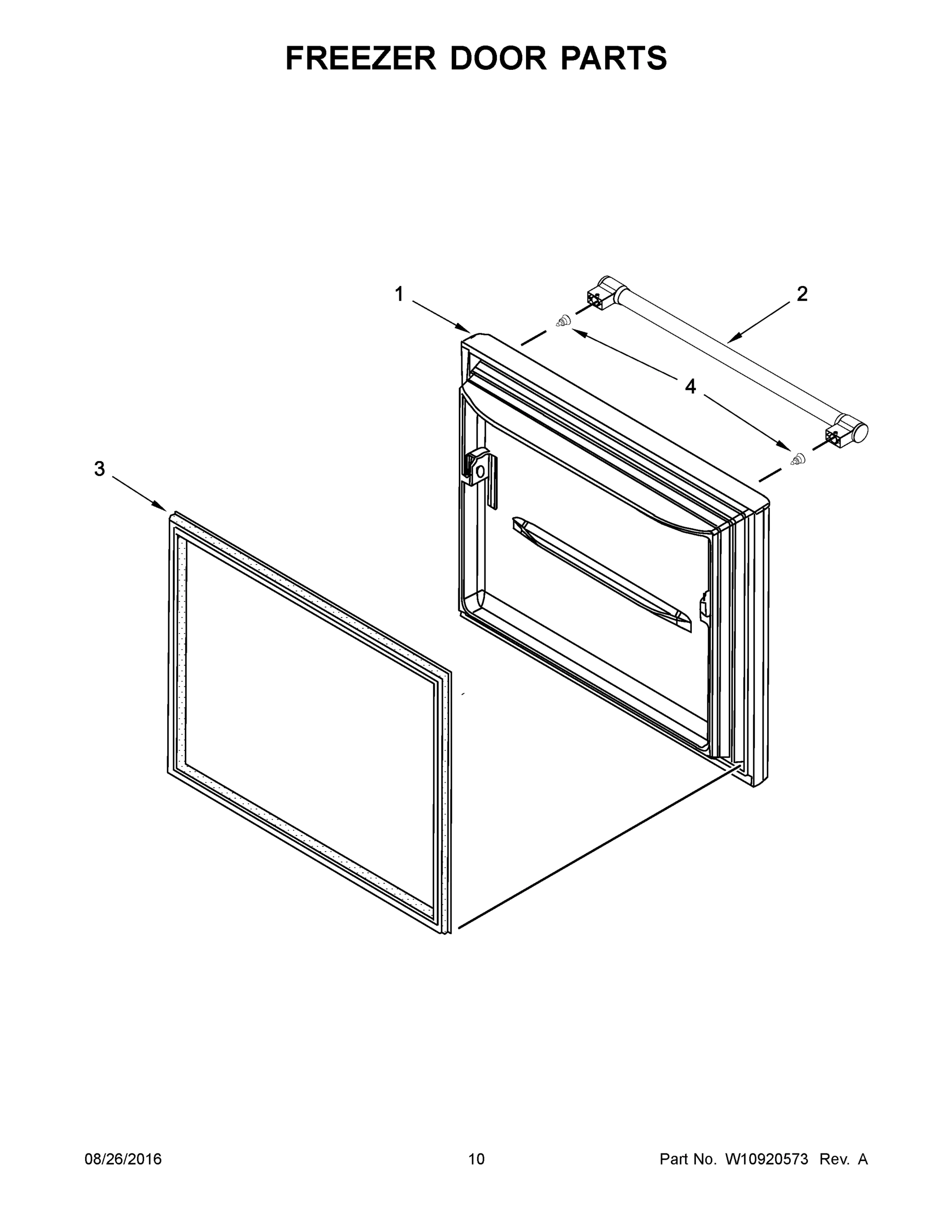 06 - FREEZER DOOR PARTS