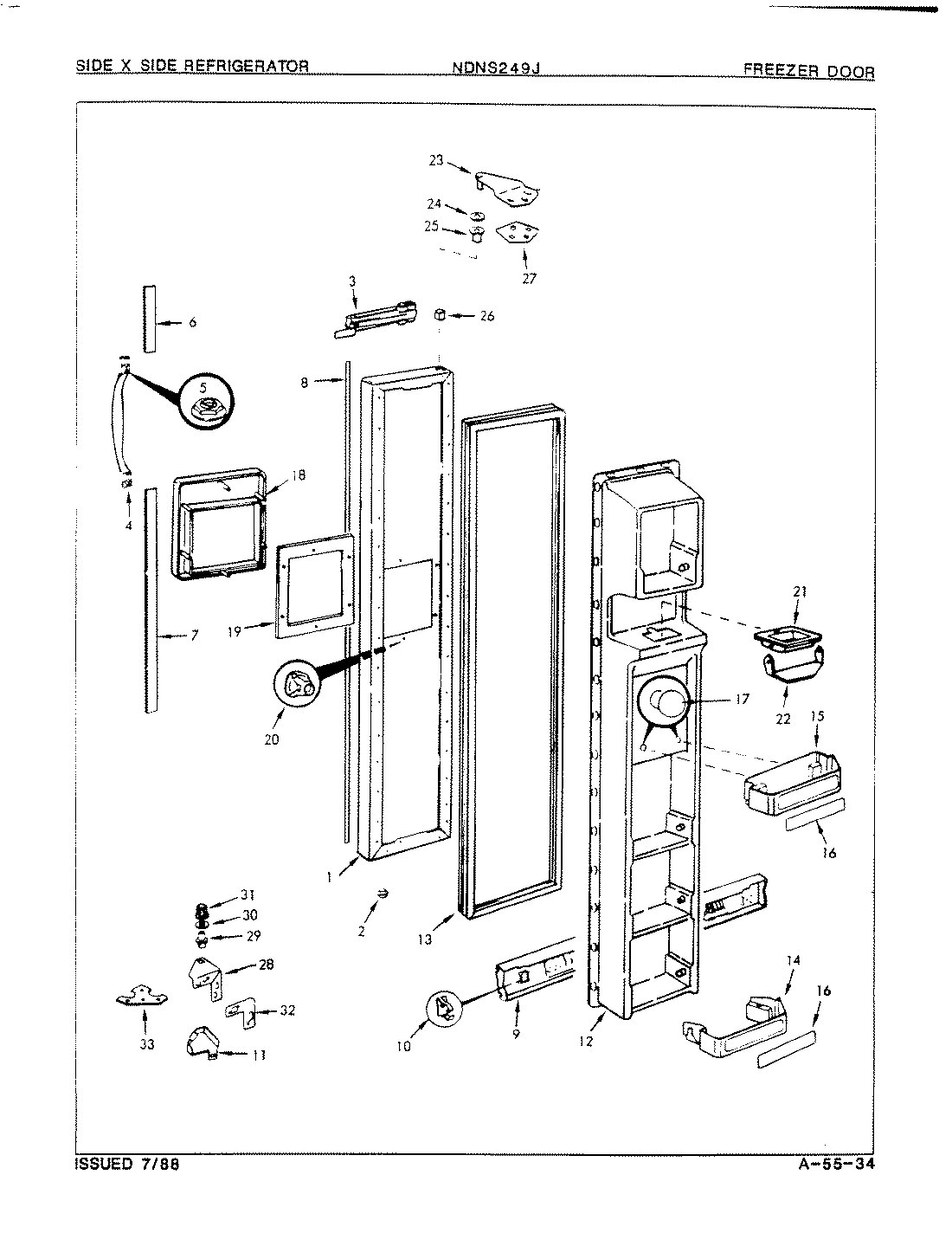 02 - FREEZER DOOR