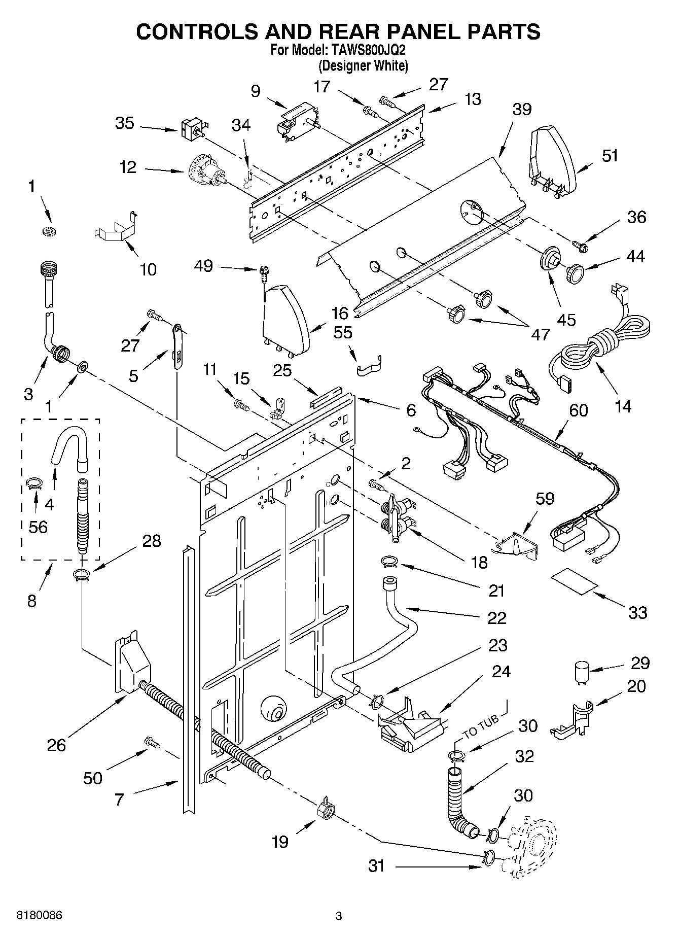02 - CONTROLS AND REAR PANEL PARTS