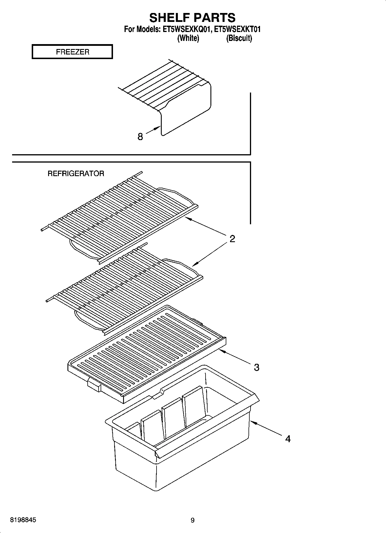 05 - SHELF PARTS, LITERATURE AND OPTIONAL PARTS