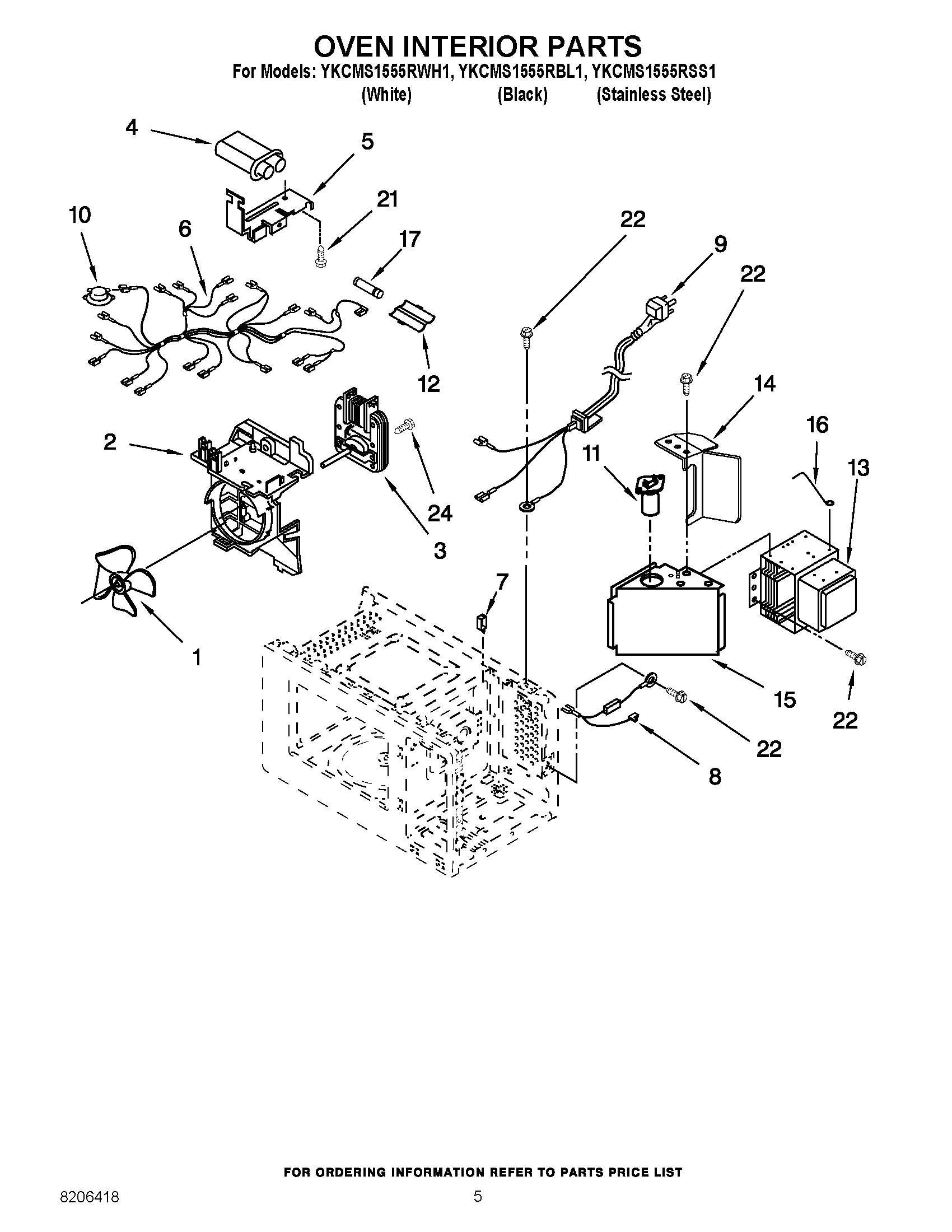 05 - OVEN INTERIOR PARTS