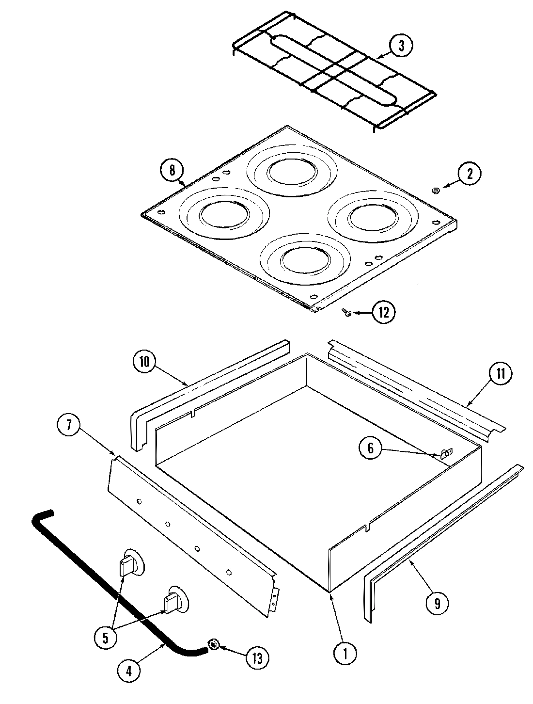 02 - TOP & BURNER BOX