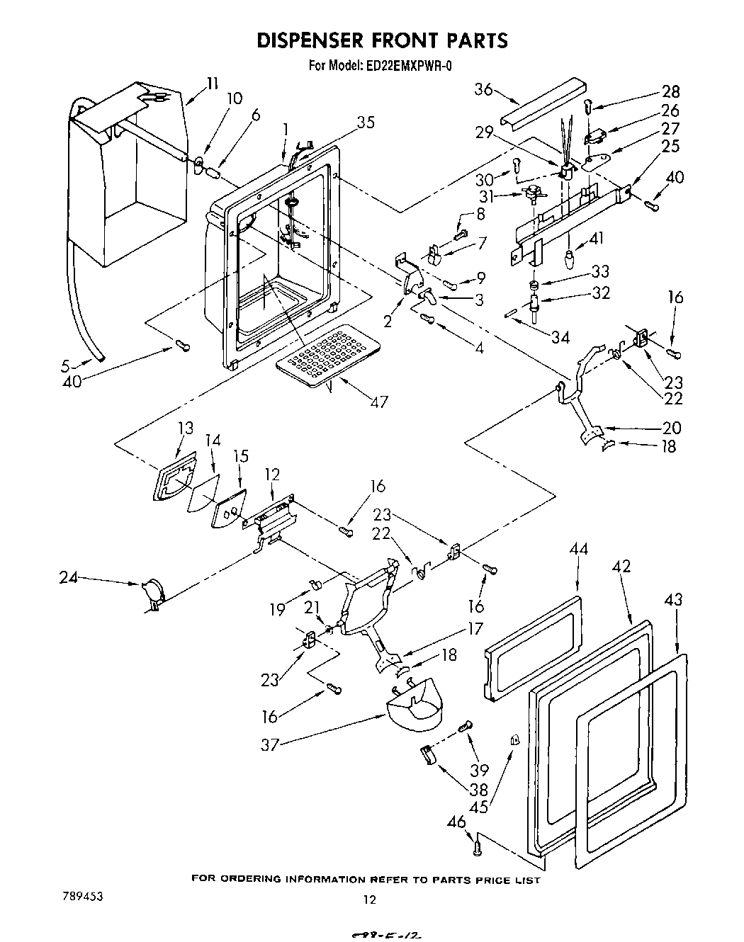 07 - DISPENSER FRONT