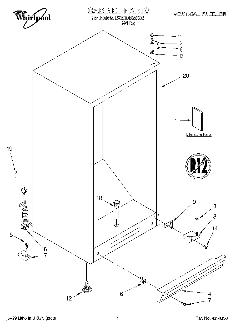01 - CABINET, LIT/OPTIONAL