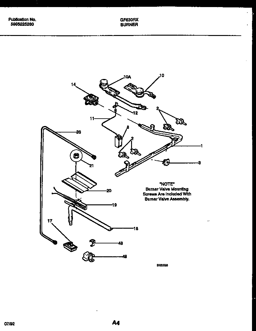 03 - BURNER, MANIFOLD AND GAS CONTROL