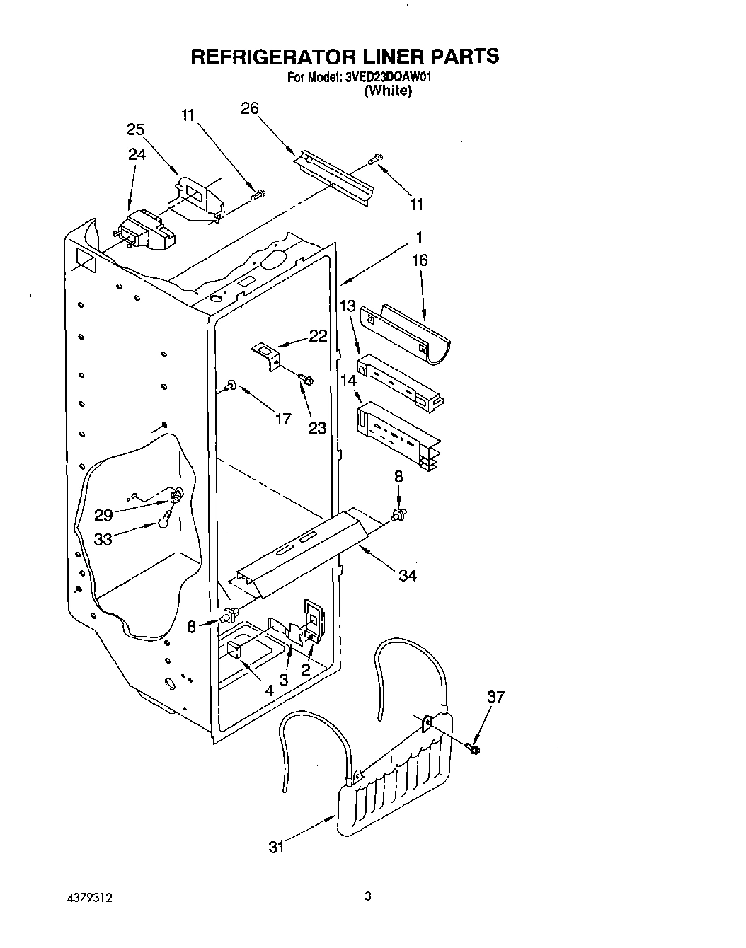 02 - REFRIGERATOR LINER