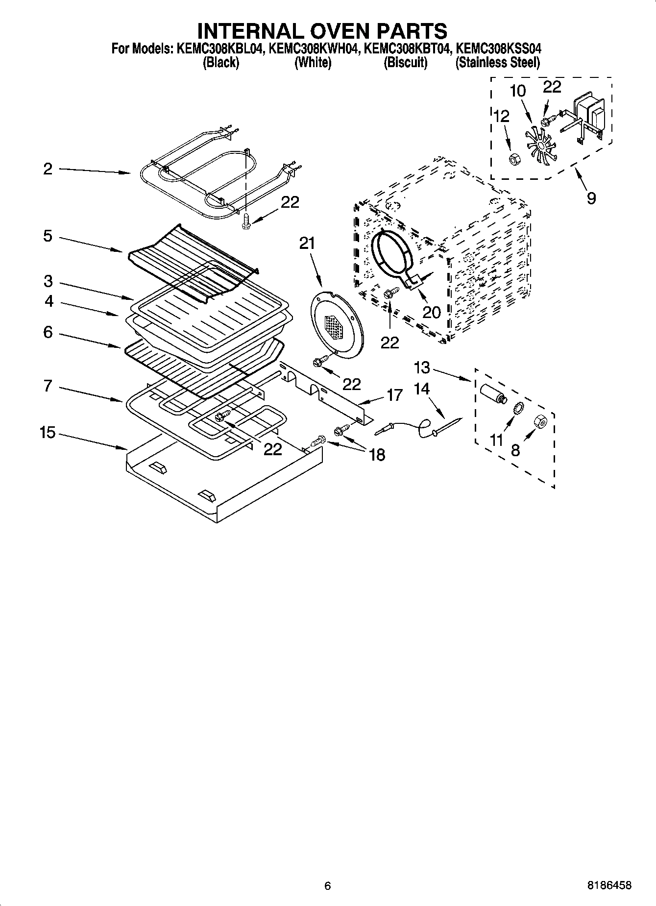 05 - INTERNAL OVEN PARTS