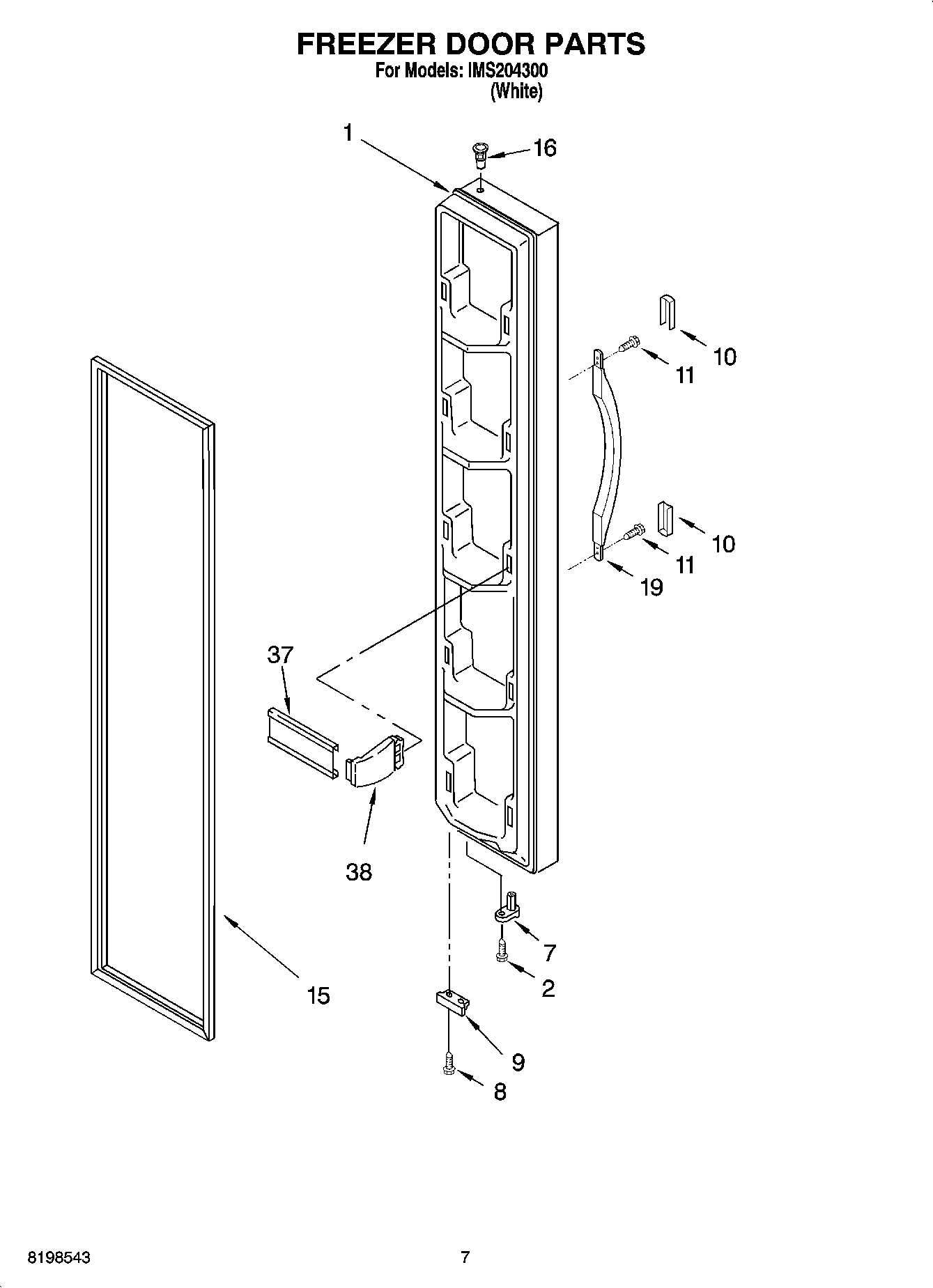 05 - FREEZER DOOR PARTS