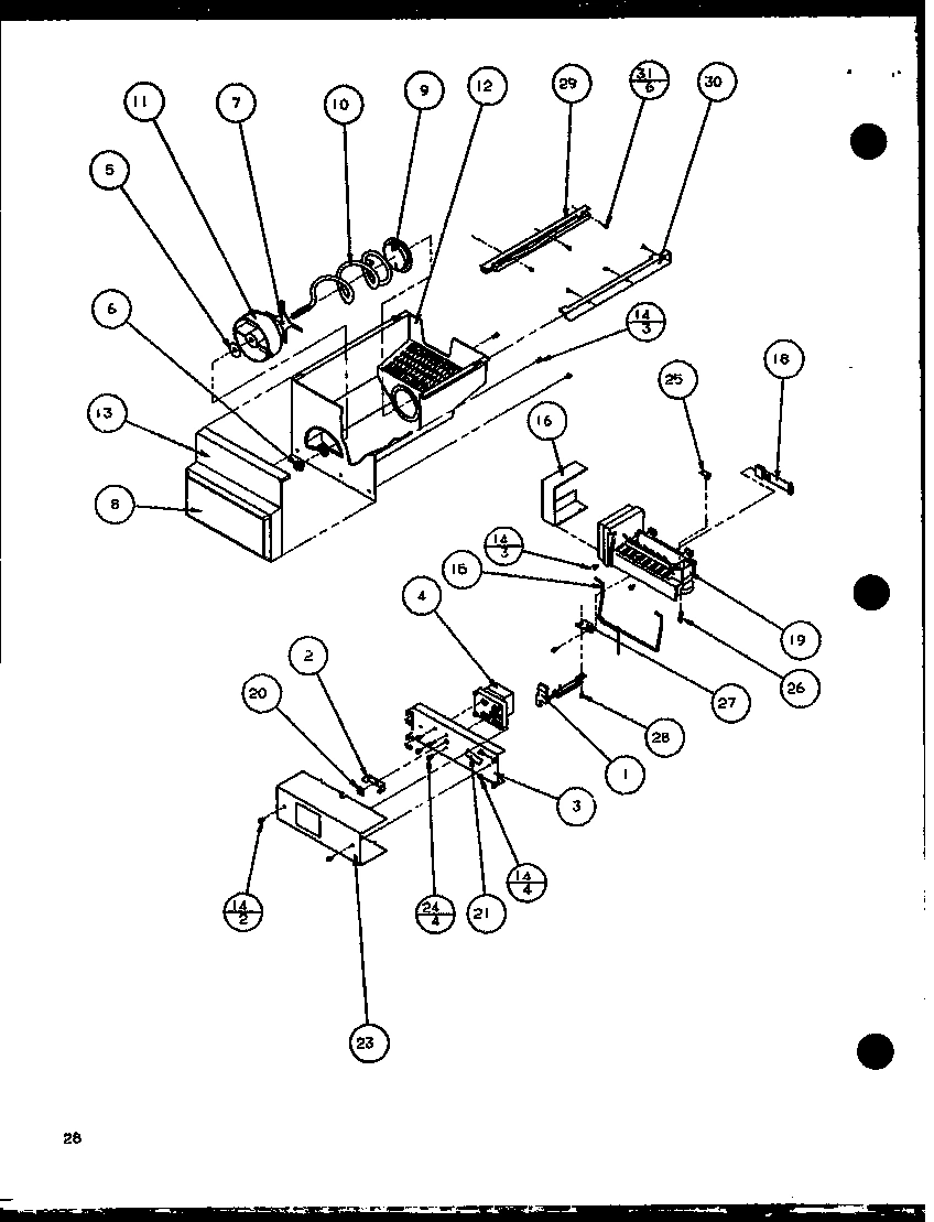 08 - ICE BUCKET AND ICE MAKER