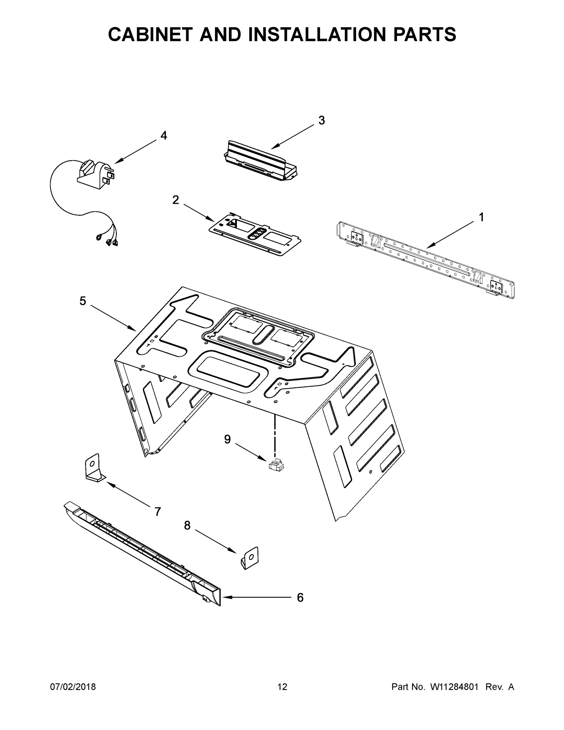 07 - CABINET AND INSTALLATION PARTS