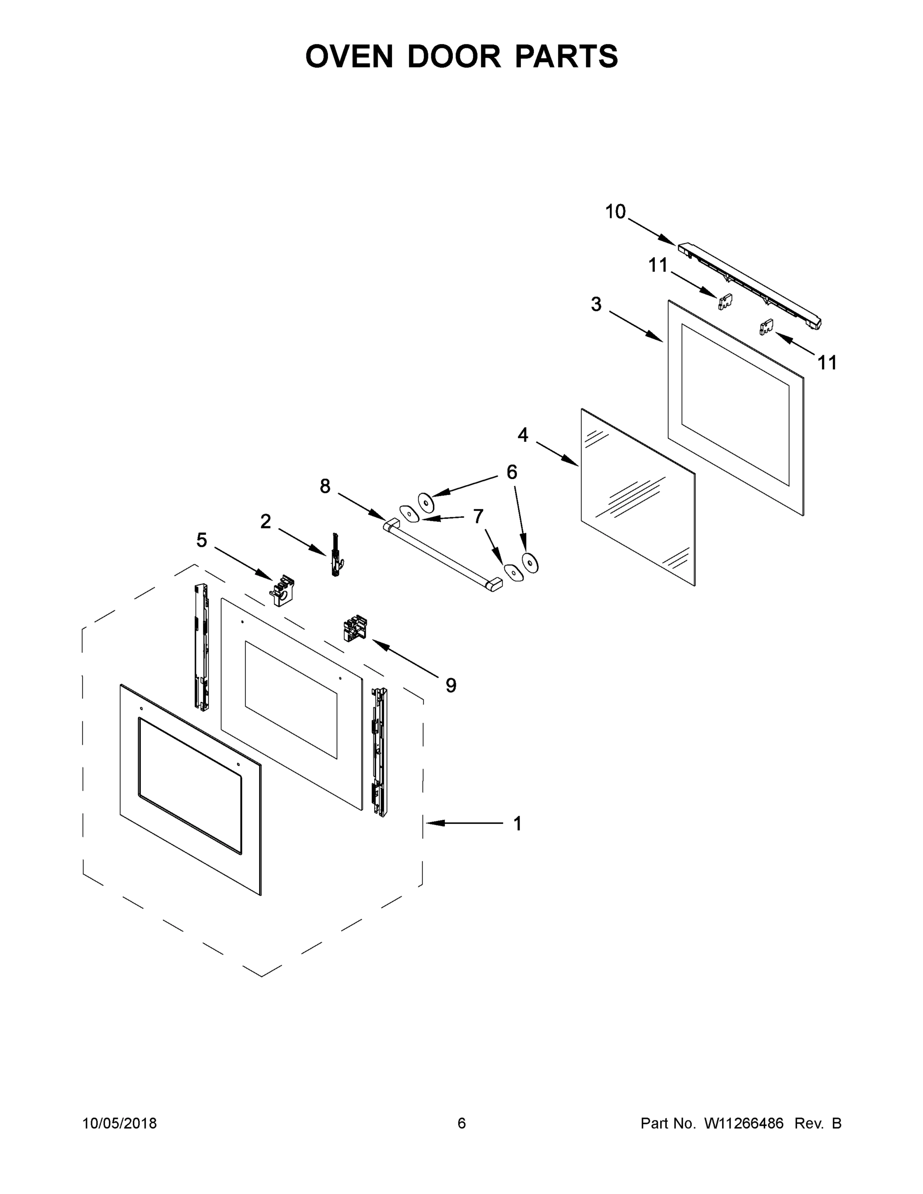 04 - OVEN DOOR PARTS