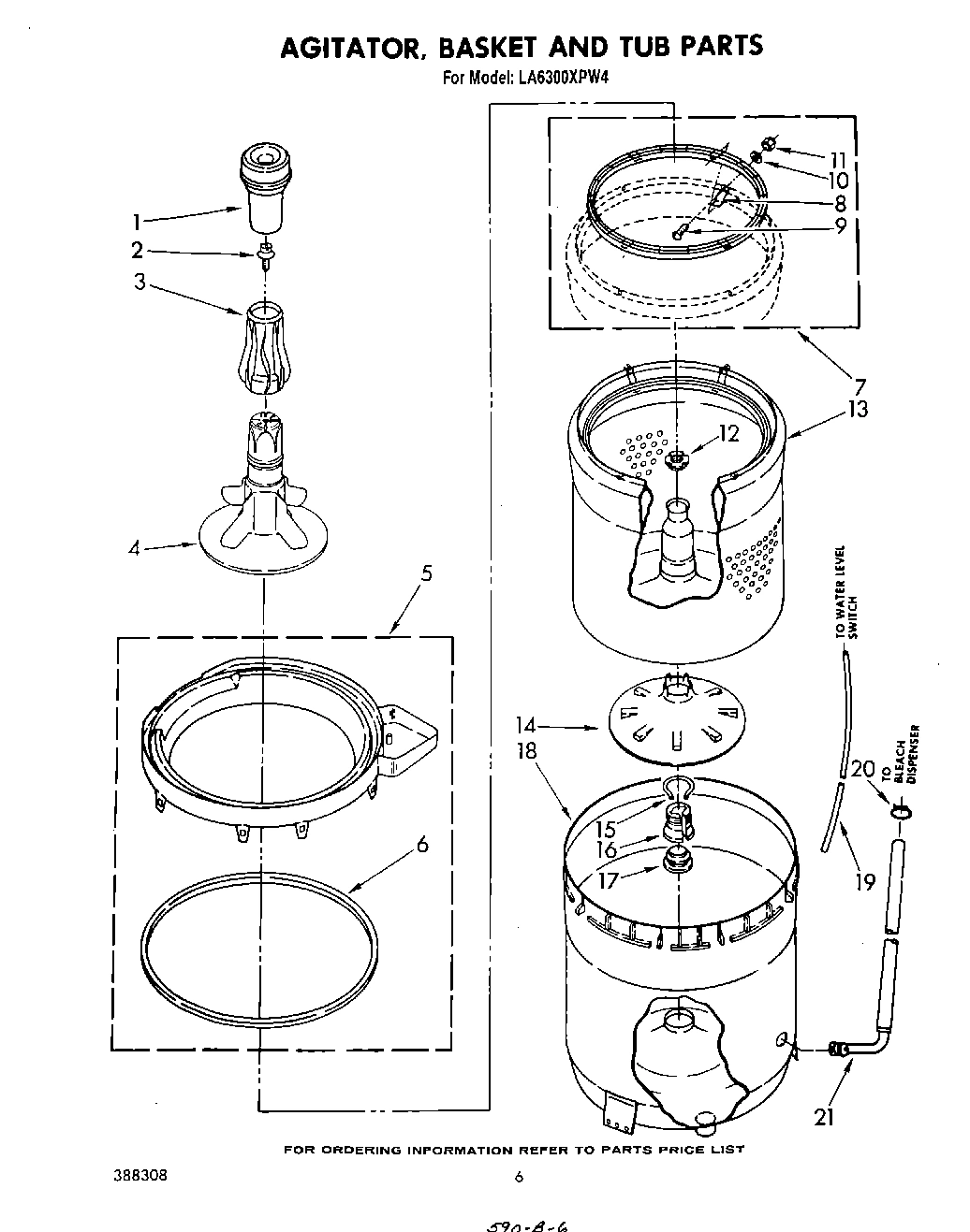 04 - AGITATOR, BASKET AND TUB