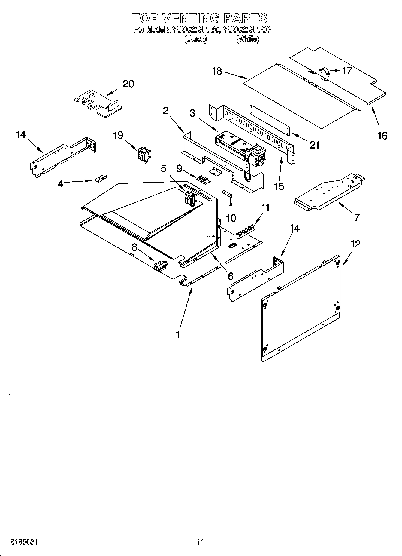 09 - TOP VENTING PARTS, OPTIONAL PARTS