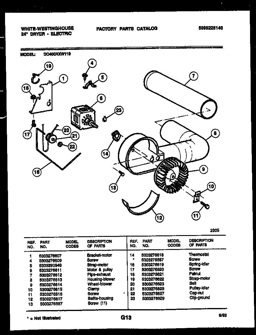 04 - BLOWER AND DRIVE PARTS