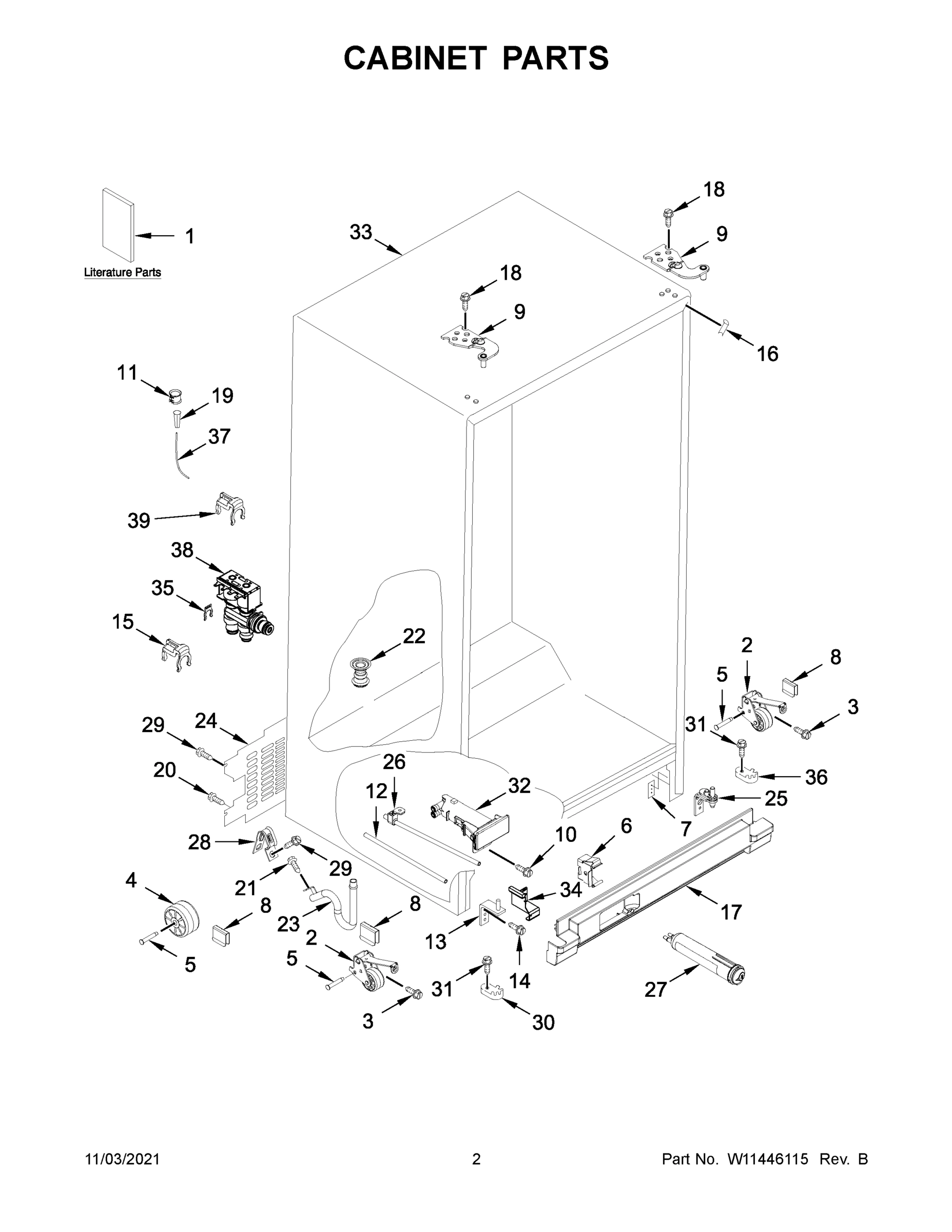 02 - CABINET PARTS