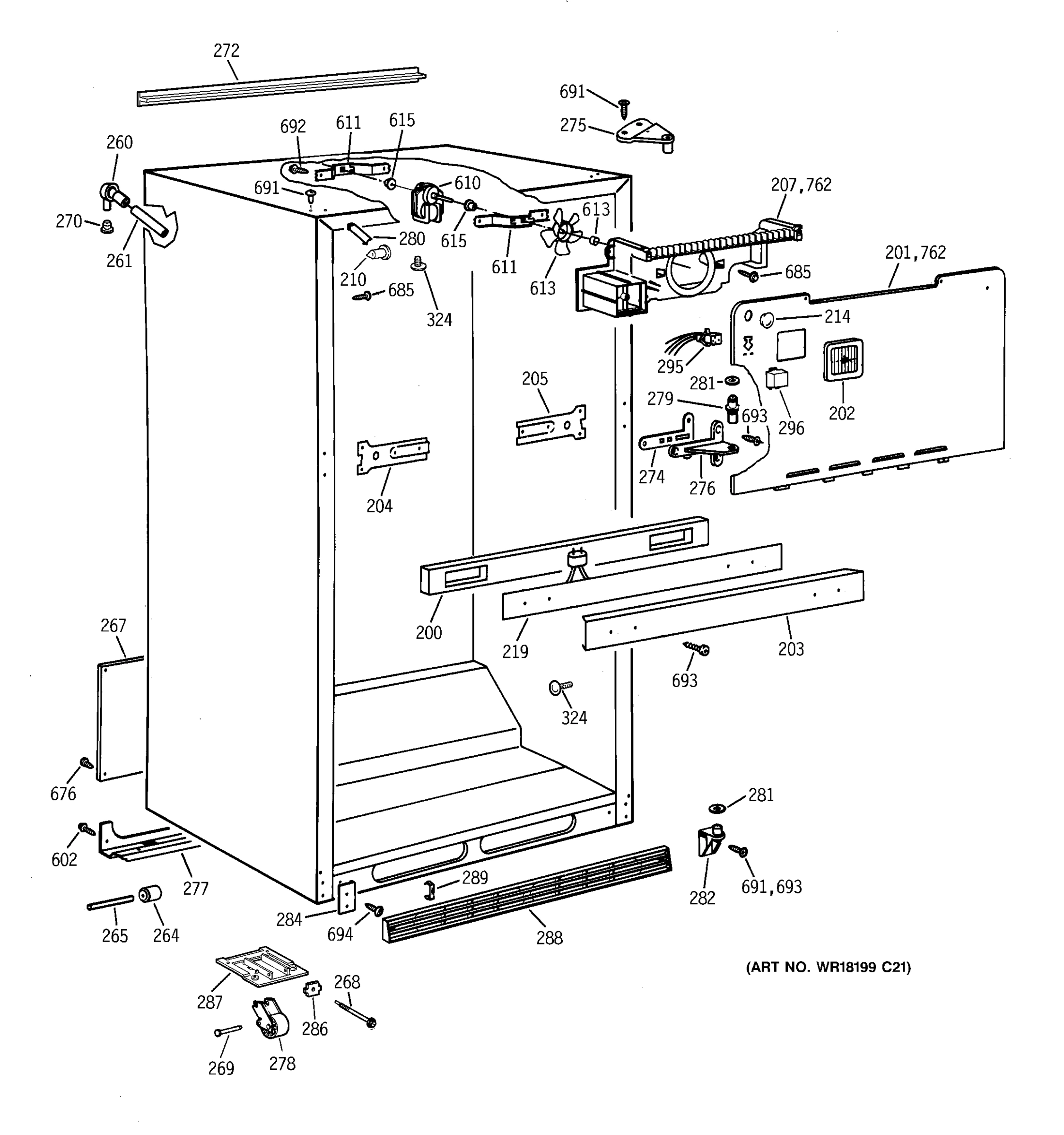 CABINET PARTS