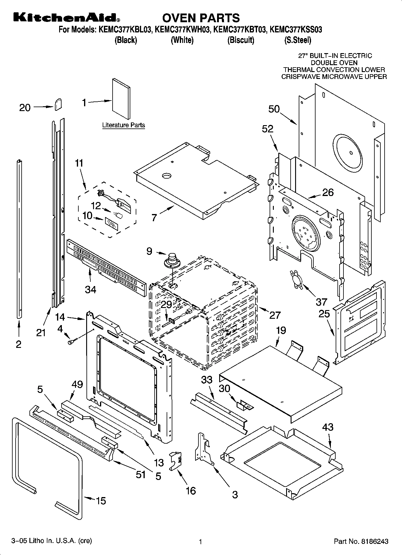 01 - OVEN PARTS