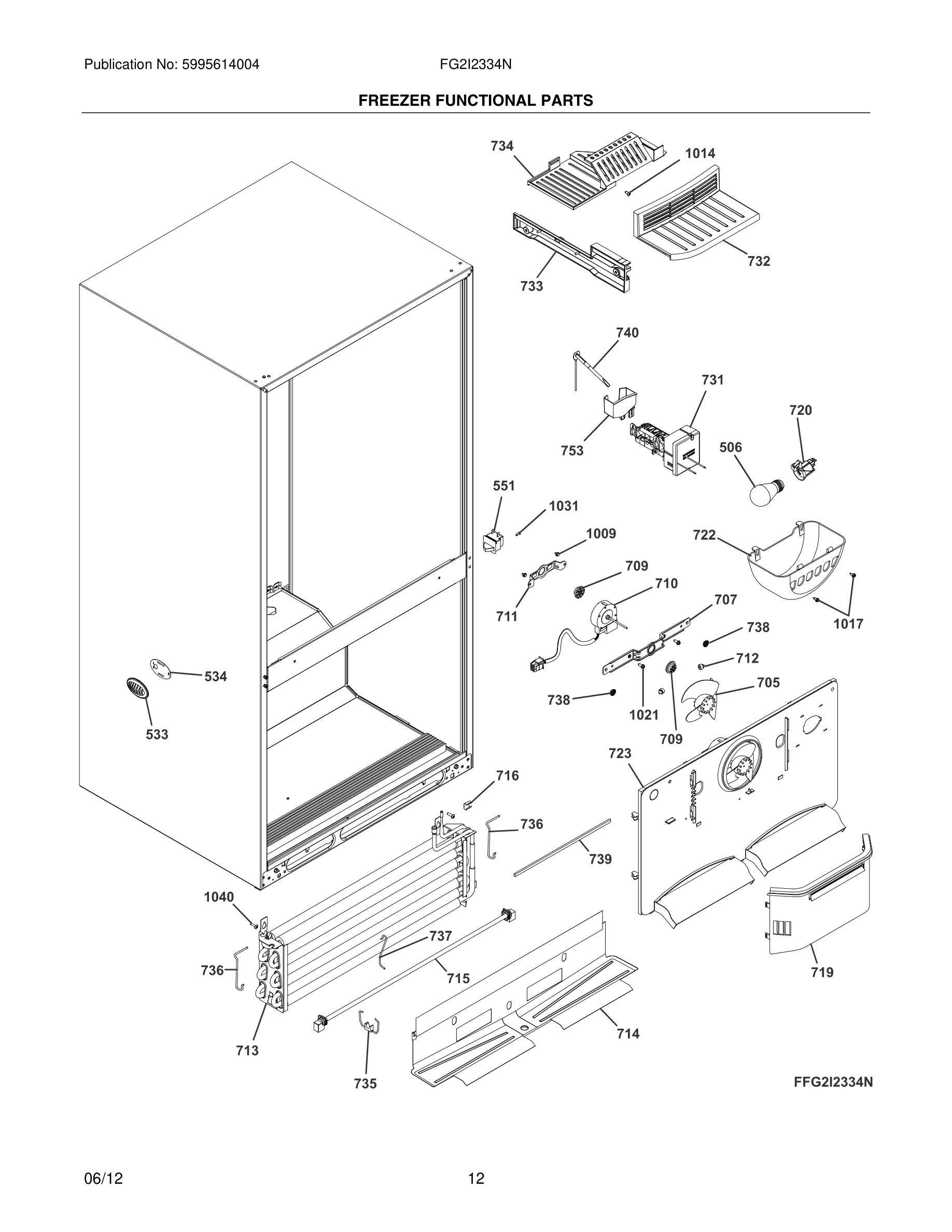 13 - FREEZER FUNCTIONAL PARTS