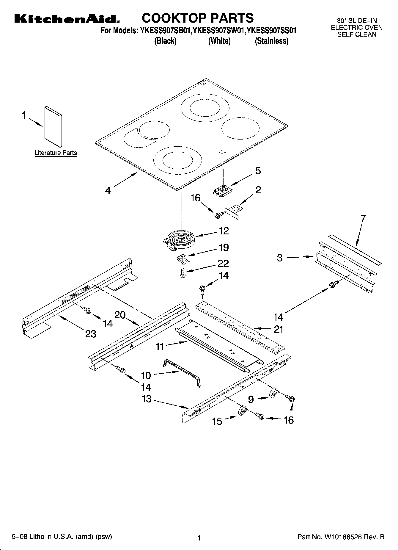 01 - COOKTOP PARTS