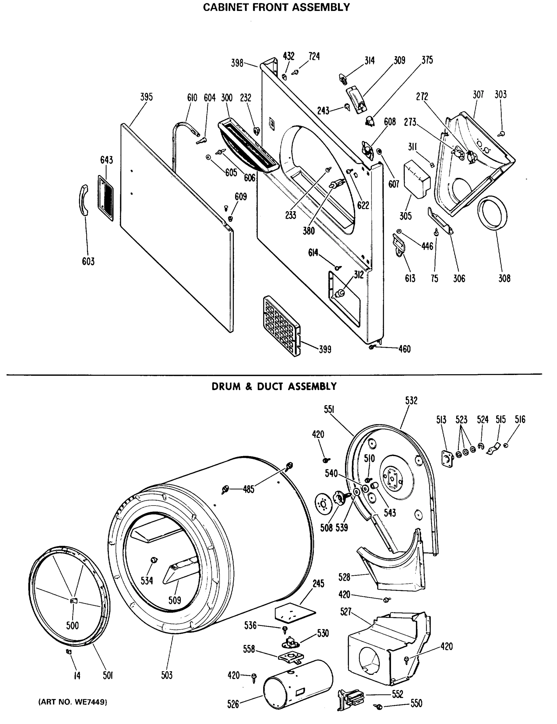 CABINET FRONT ASSEMBLY