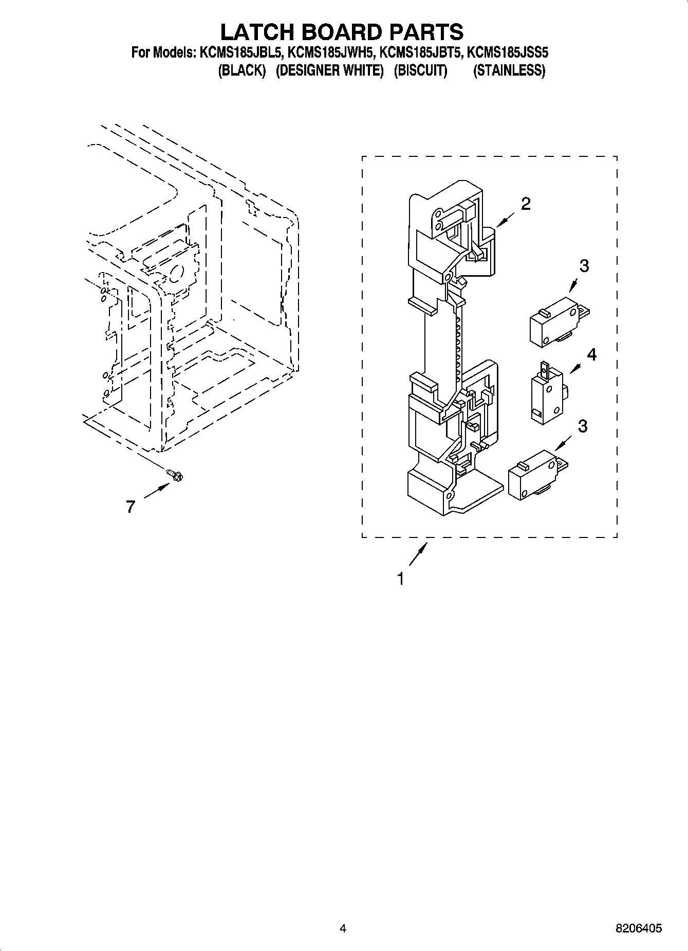 04 - LATCH BOARD PARTS