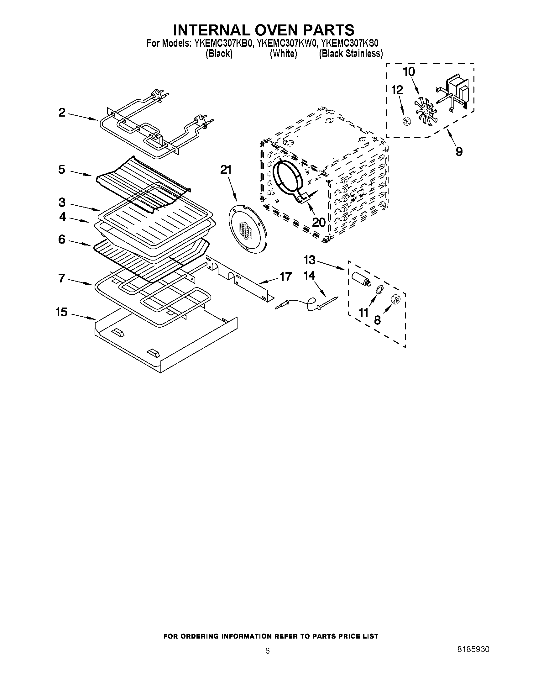 05 - INTERNAL OVEN PARTS