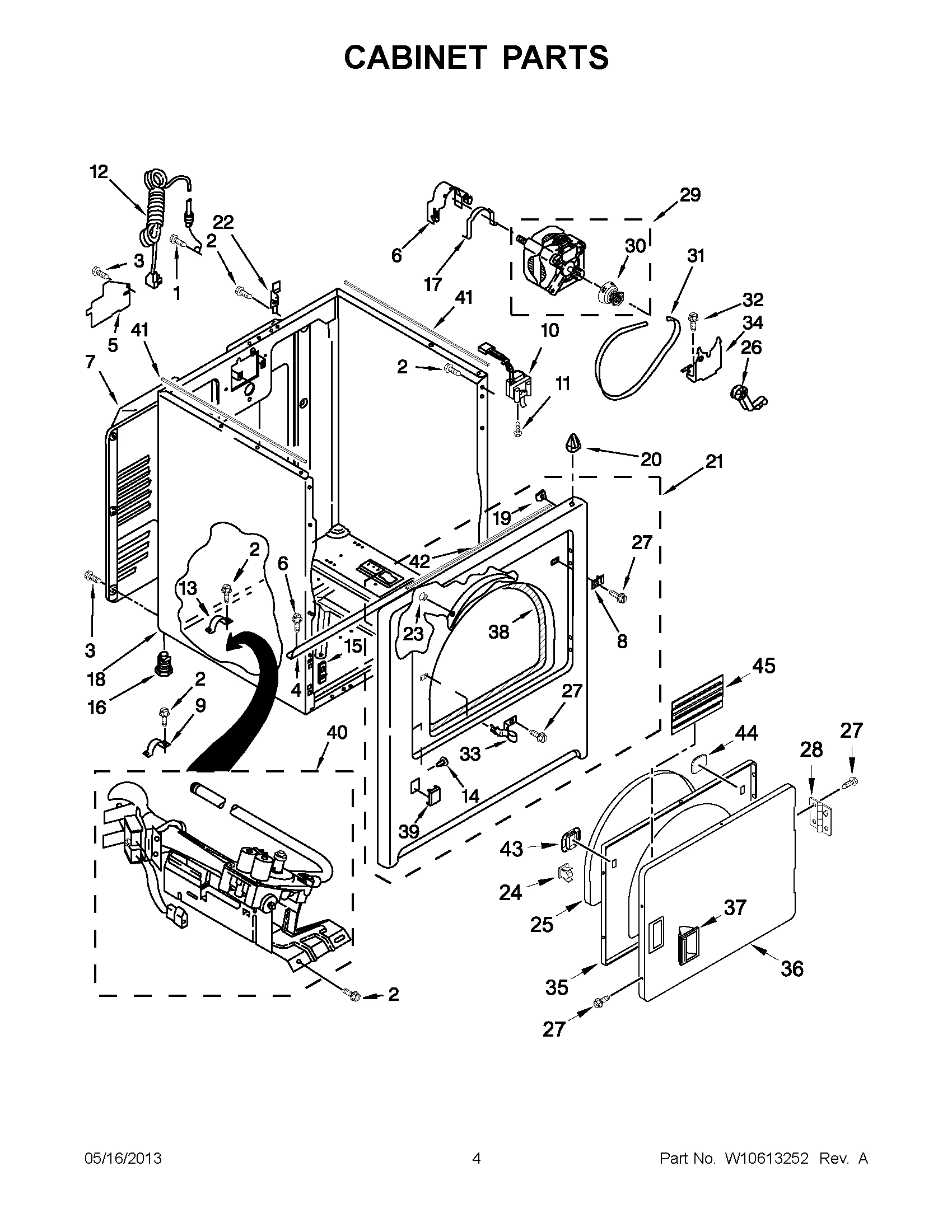 02 - CABINET PARTS