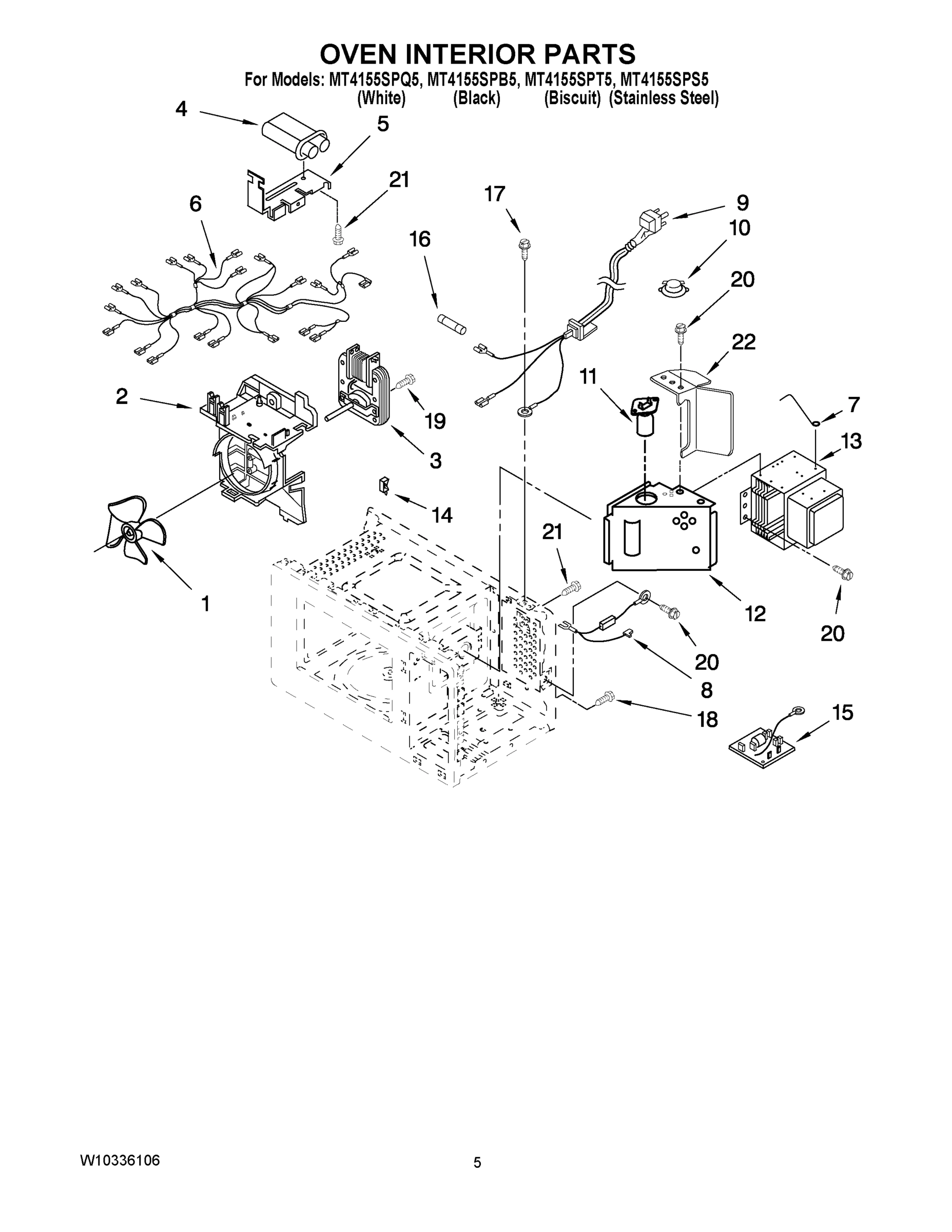 05 - OVEN INTERIOR PARTS