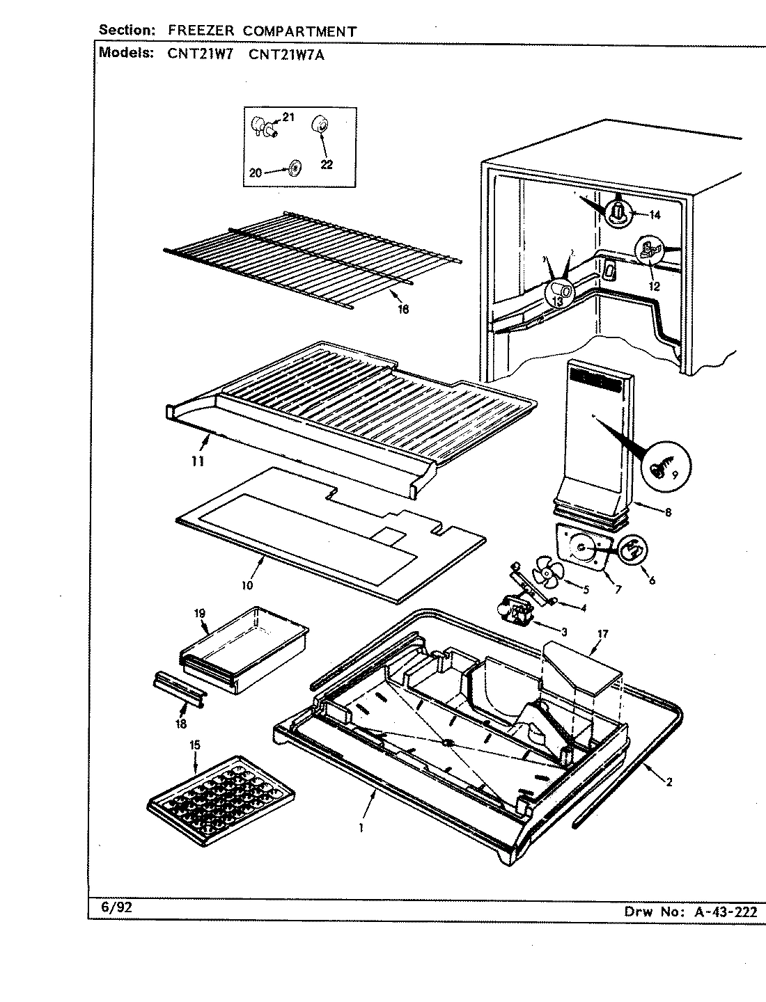 01 - FREEZER COMPARTMENT