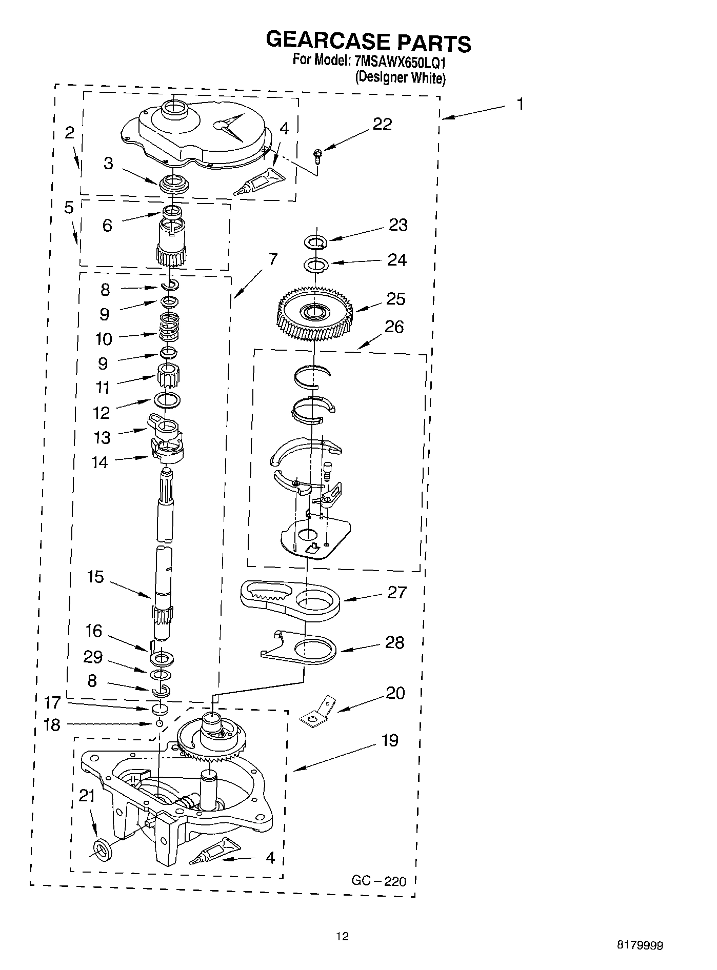 08 - GEARCASE PARTS