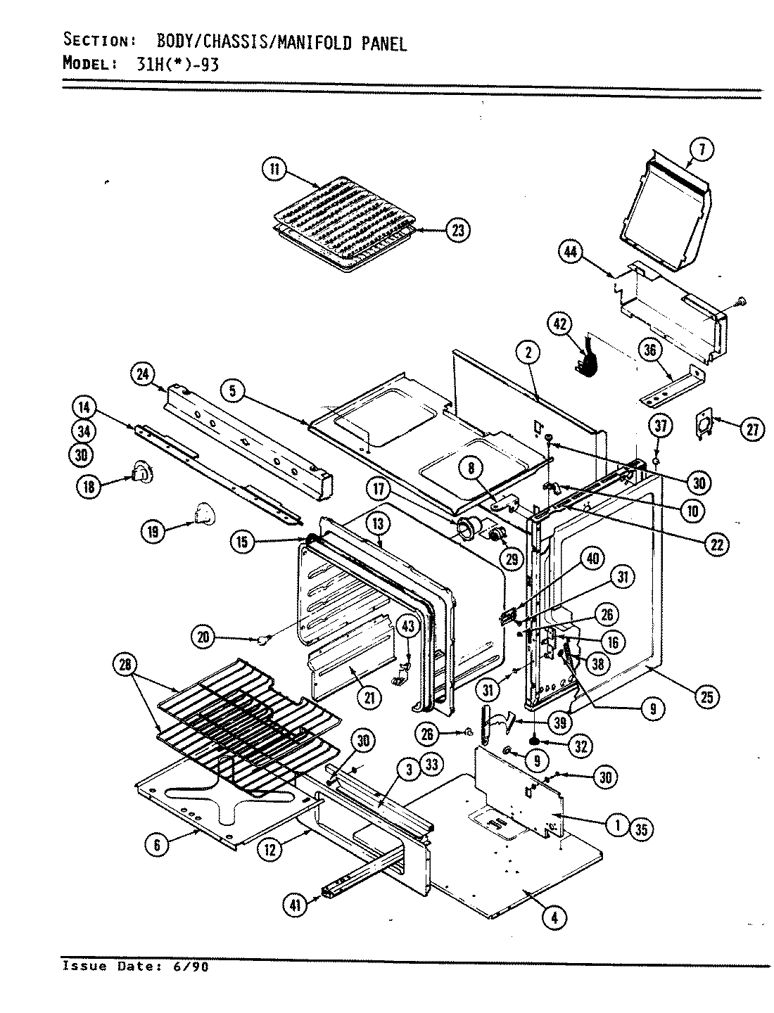 02 - CONTROL PANEL/BODY/OVEN