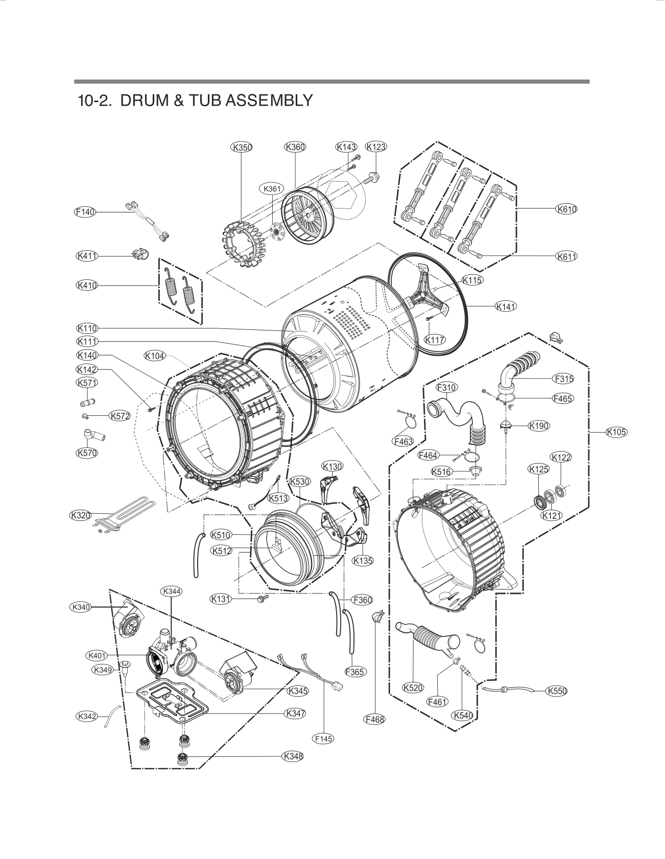 DRUM & TUB ASSEMBLY