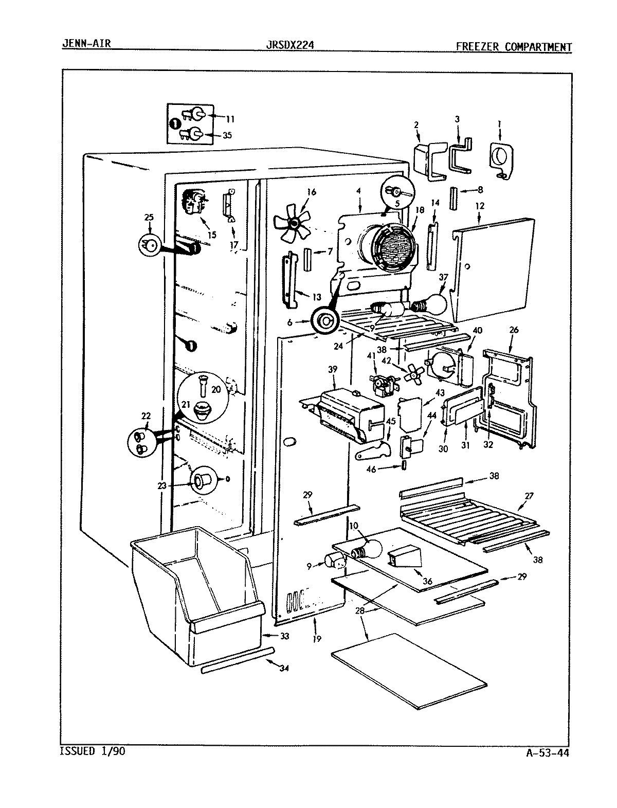 01 - FREEZER COMPARTMENT