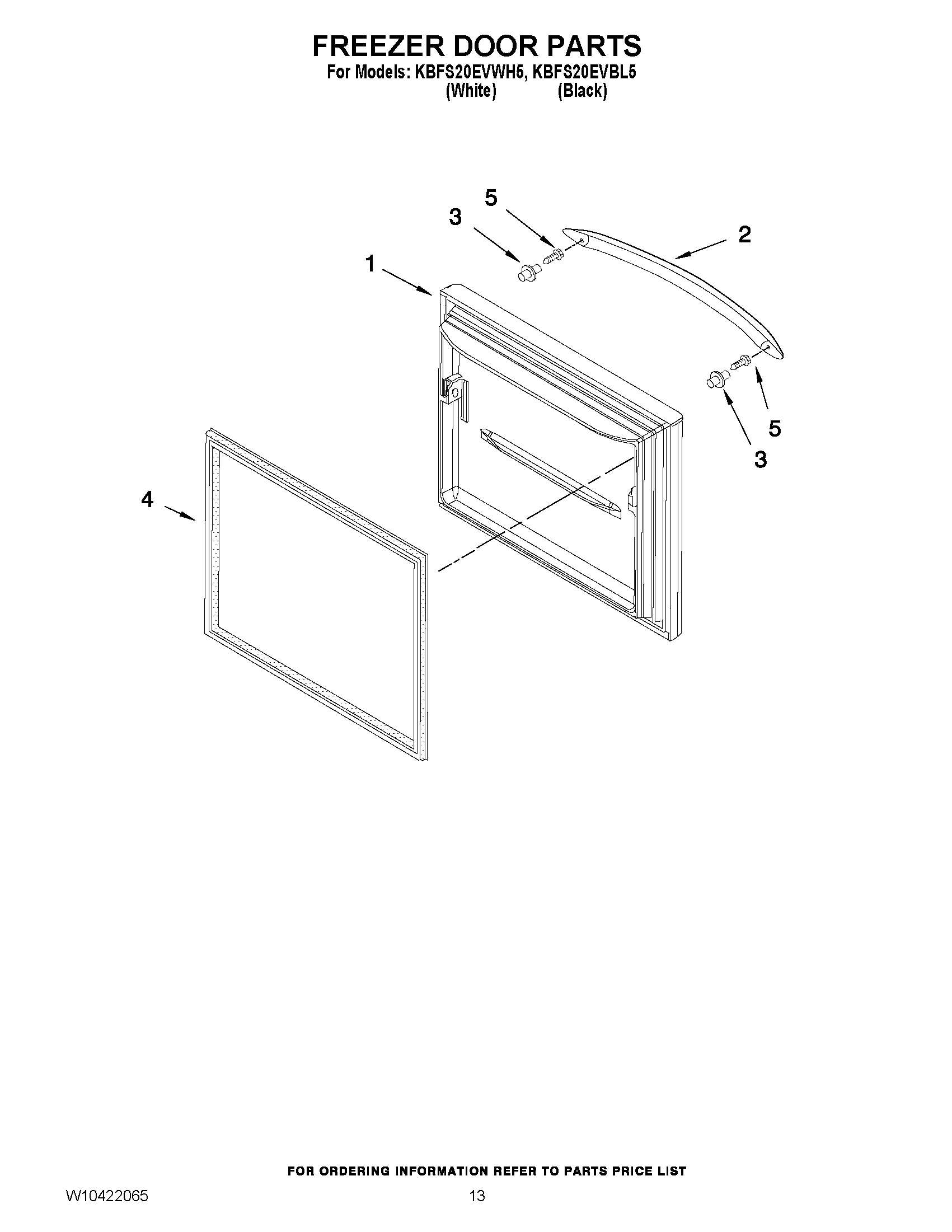 07 - FREEZER DOOR PARTS
