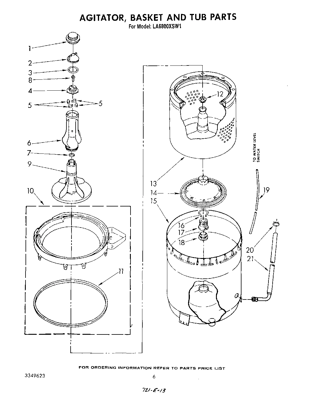 05 - AGITATOR, BASKET AND TUB