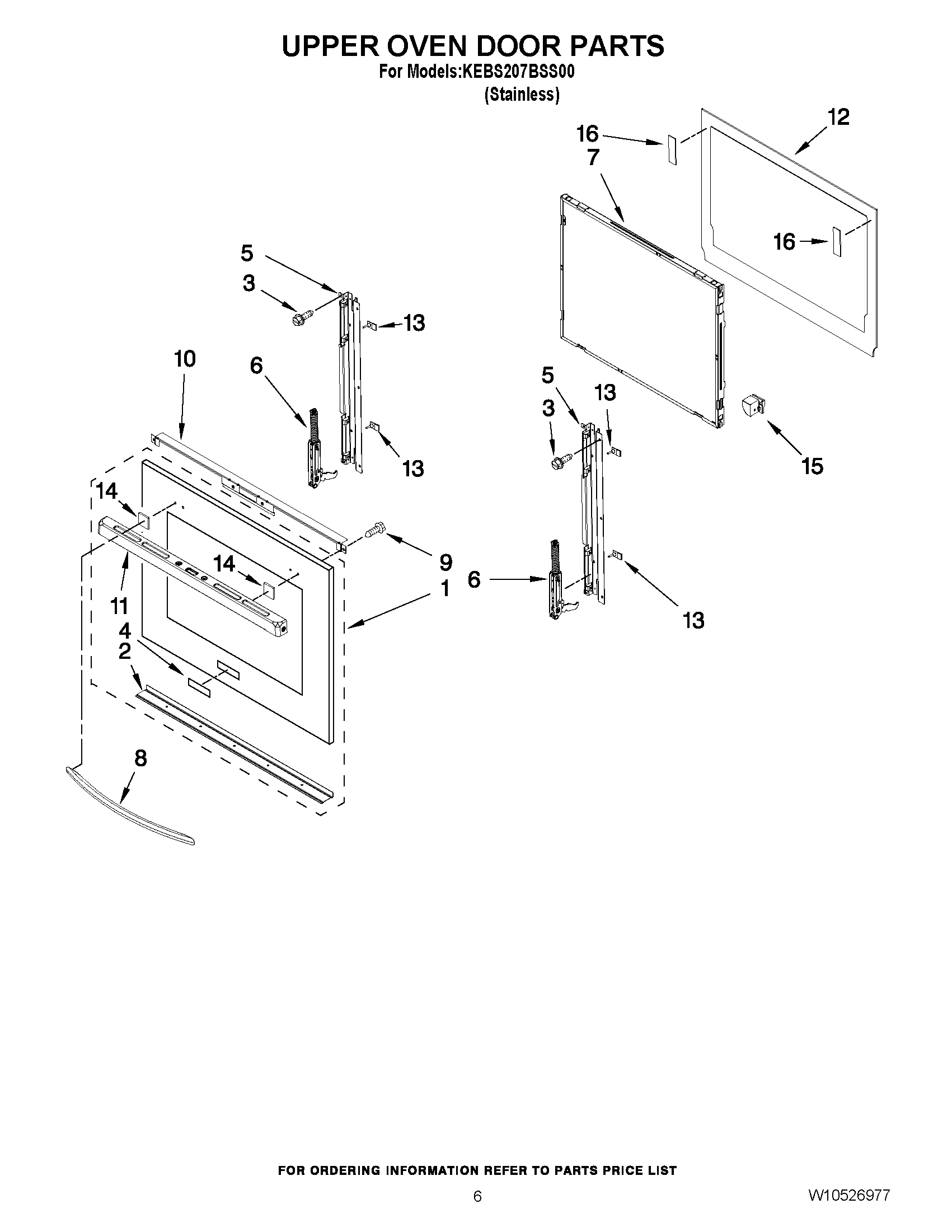 04 - UPPER OVEN DOOR PARTS