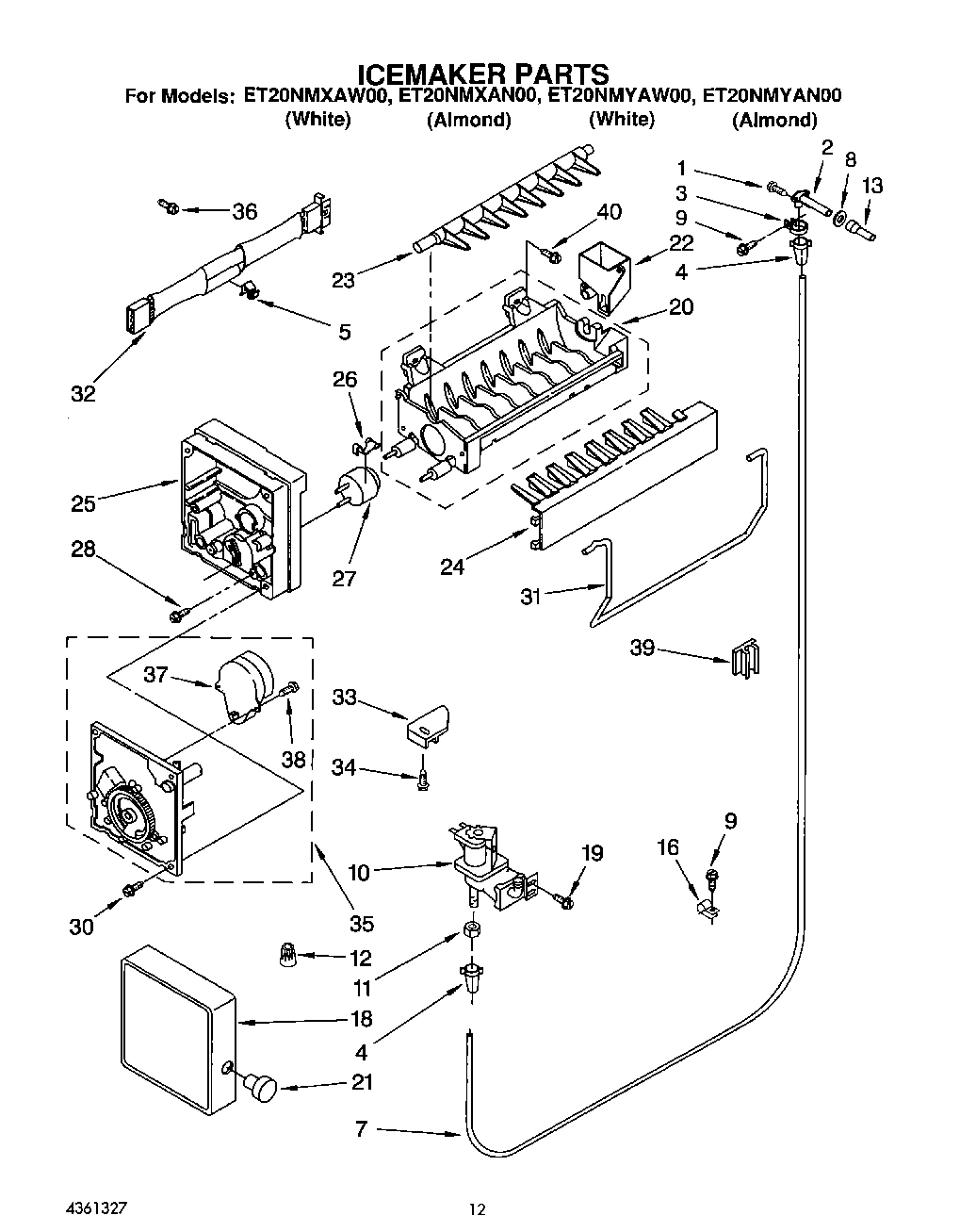 09 - ICEMAKER, LIT/OPTIONAL