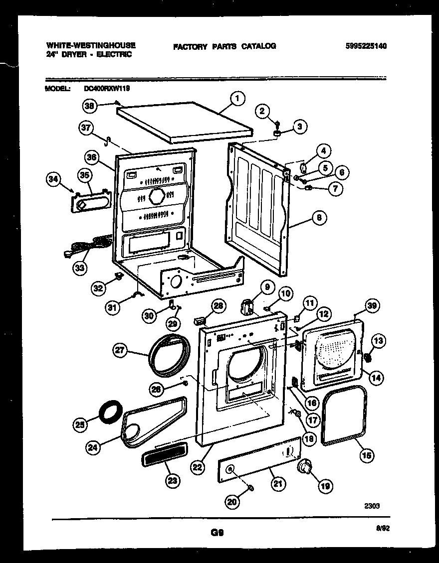 02 - CABINET PARTS
