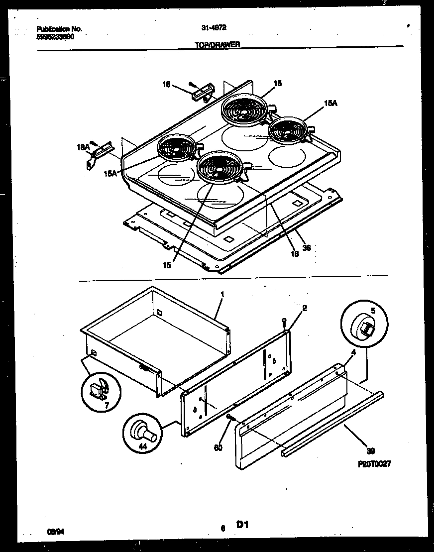 04 - COOKTOP AND DRAWER PARTS