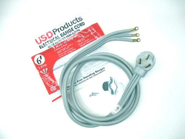 RC3-40-6 USD Products Range Cord 6' 3 Wire 40 Amp - Image 3
