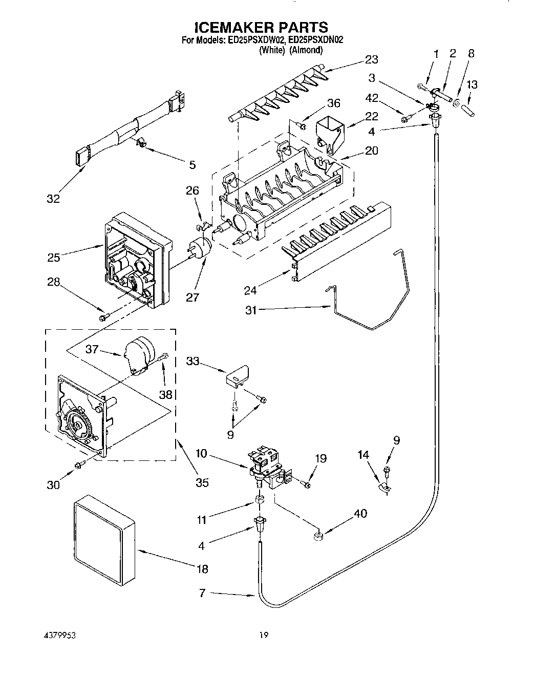 12 - ICEMAKER, LIT/OPTIONAL
