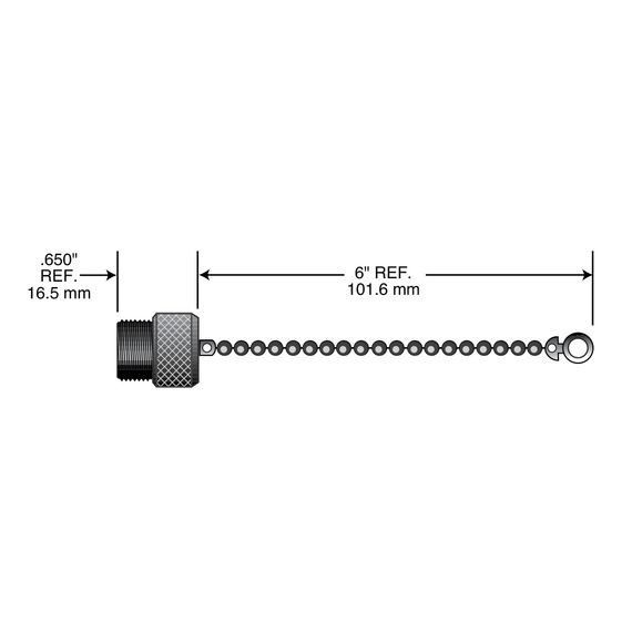 Dual Key Closure Cap int thrd plug/Rcpt