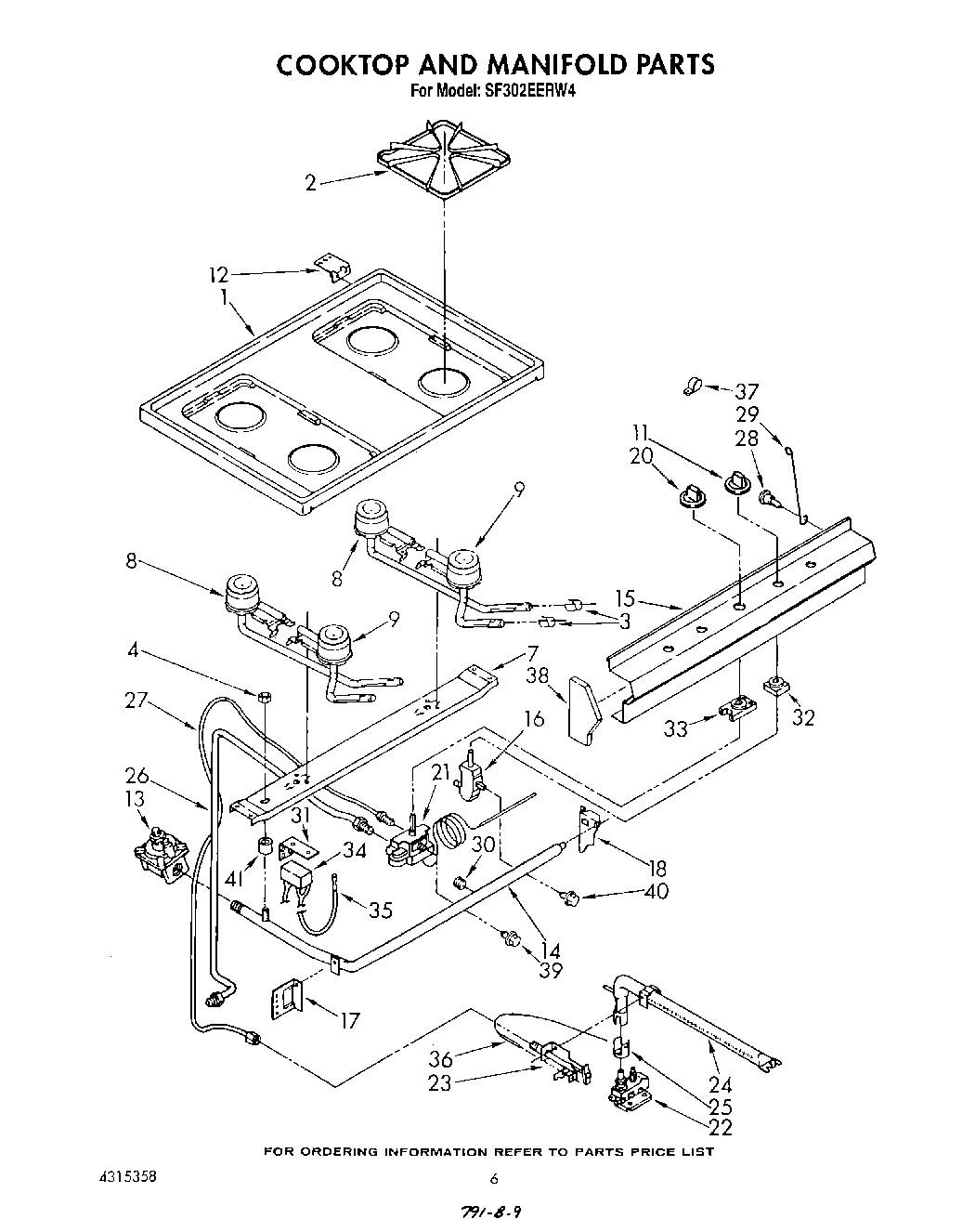 05 - COOKTOP AND MANIFOLD , LITERATURE A